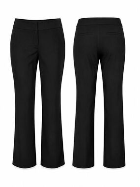 Maurices Bootcut Dress Pants Black Short 7/8